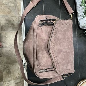 Violet ray crossbody bag